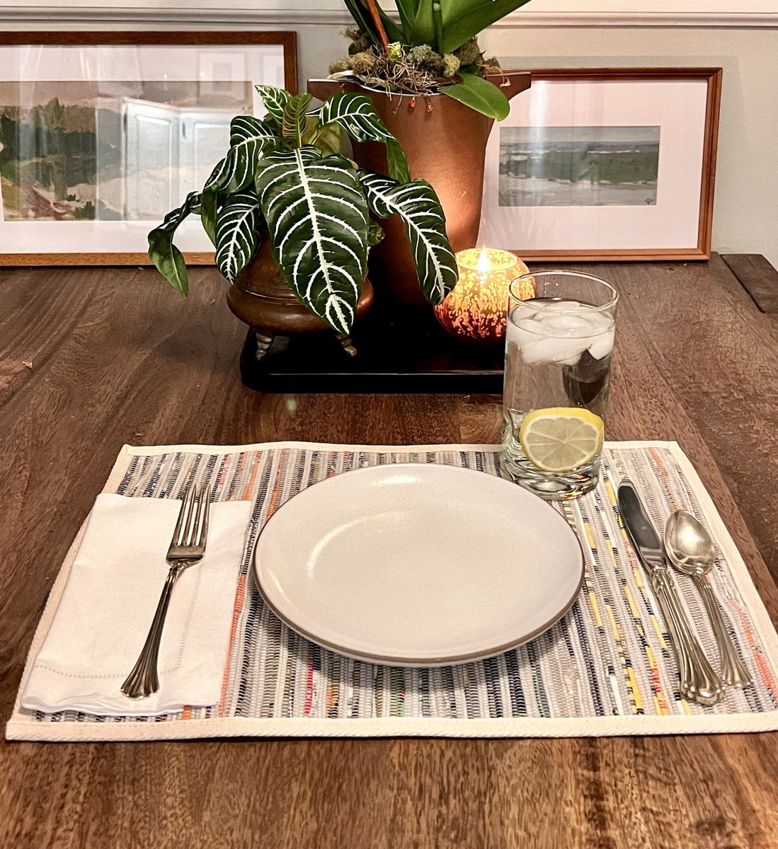 Placemats Set of 4 for Dining Table Décor, Woven Placemats Set of 4 for Dining Table Décor, Woven