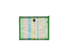 Small Zippered Portfolio - Striped HHPLIFT Green Stripe 