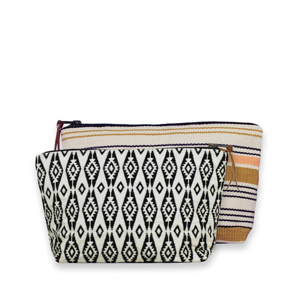 Cristina Pouch HHPLIFT Sunrise Stripe Black Natural 