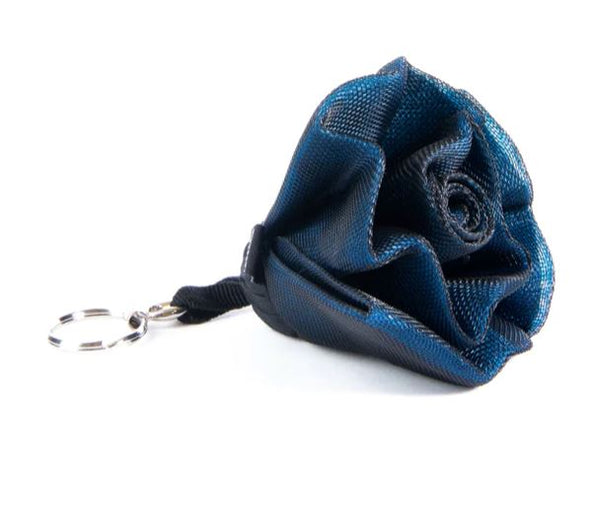 Rose Keychain Keychains HHPLIFT Lake Blue 