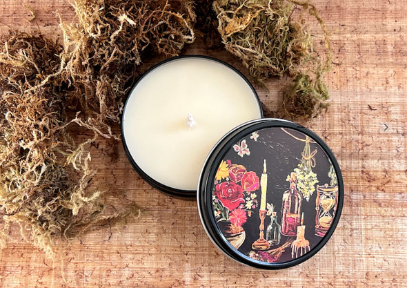 4 oz. Ravenswood Scented Soy Candle in Tin - "Sarah's Apothecary" by Jacqueline Carmody Soy Candles HHPLIFT 