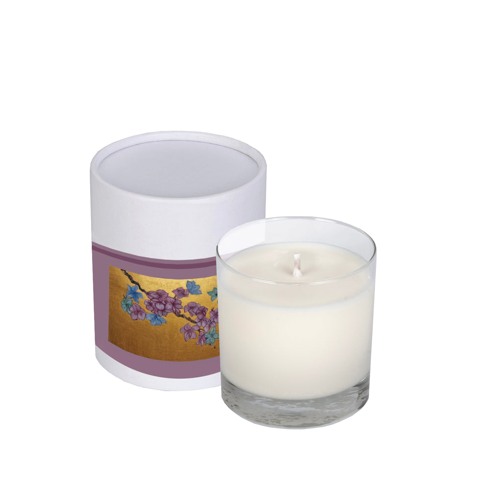 8.5 oz. Black Currant Bamboo Scented Soy Candle - 