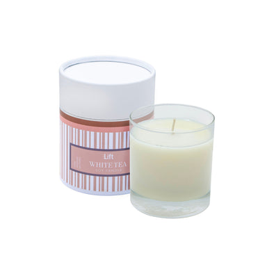 8.5 oz Scented Soy Candle - WHITE TEA Soy Candles HHPLIFT 