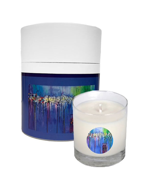 8.5 oz. White Tea Scented Soy Candle - "Tulips" by Anna Feneis Soy Candles HHPLIFT 