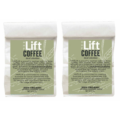 Double 12 oz. Decaf Colombian Coffee HHPLIFT 