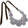 Kahlo Necklace in Teal HHPLIFT Periwinkle 