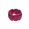 Polished Tagua Bracelet HHPLIFT Rose Violet 