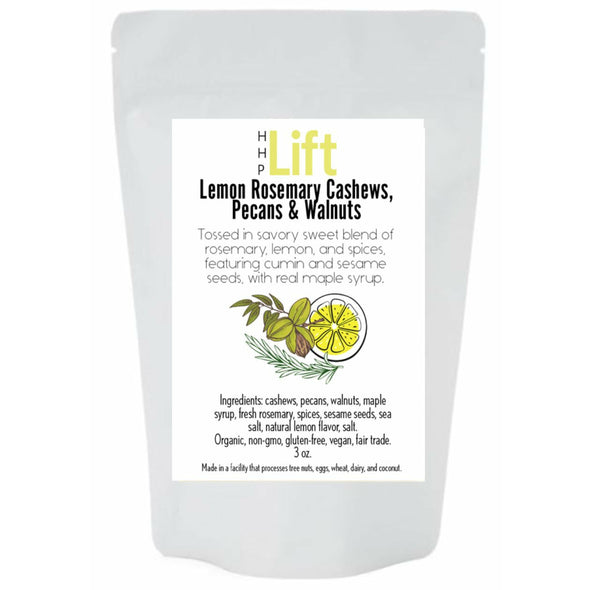 Lemon Rosemary Cashews Pecans & Walnuts HHPLIFT 